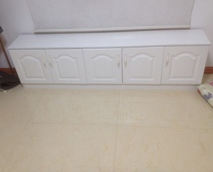 Customized Simple Bay Window Storage Cabinet Bedroom Balcony Window Low Cabinet with Flip Door Long Tatami Floor