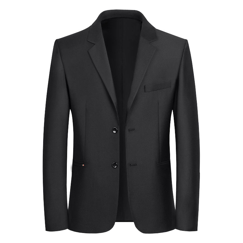 2024 primavera y otoño nuevos hombres traje casual de mediana edad single West Top ropa delgada estilo coreano slim fit traje chaqueta