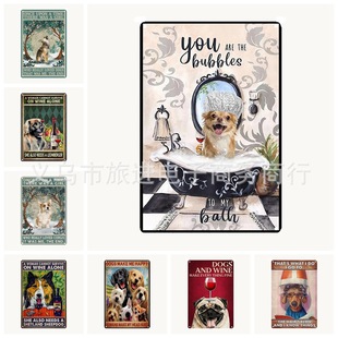 Europe and the United States cute cat tin painting vintage decoration Amazon Temu AliExpress supply