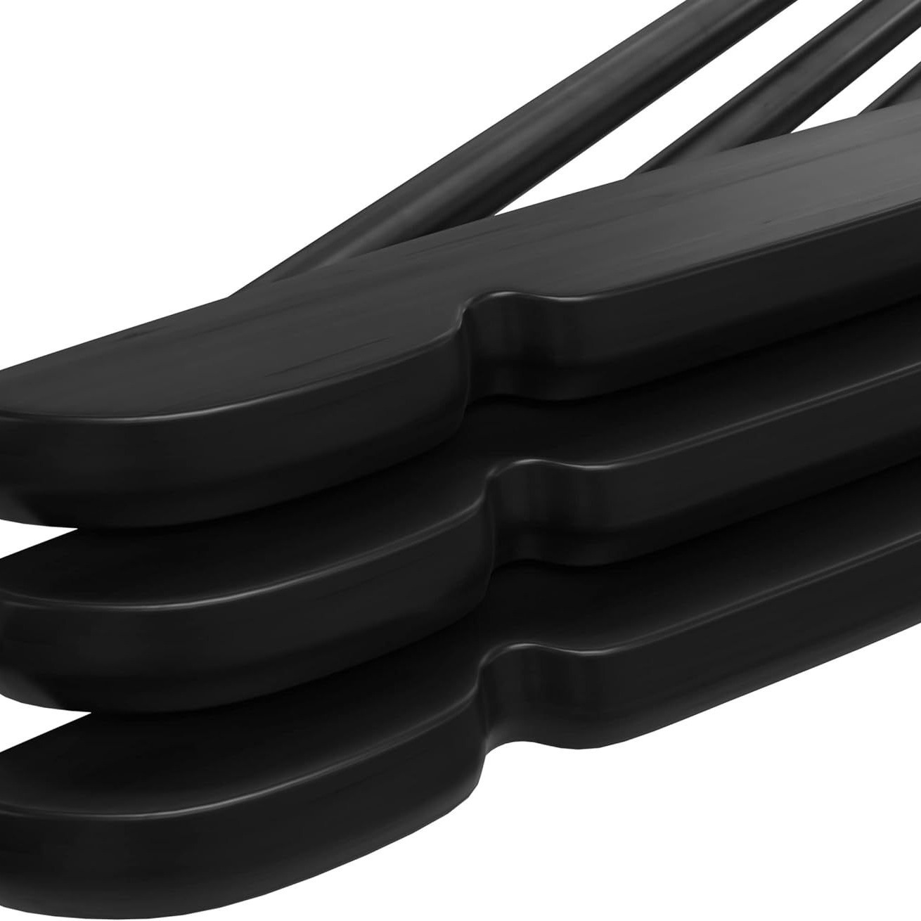 Percha de madera negra traje de madera maciza percha Hotel percha de ropa transfronteriza percha de ropa para adultos al por mayor