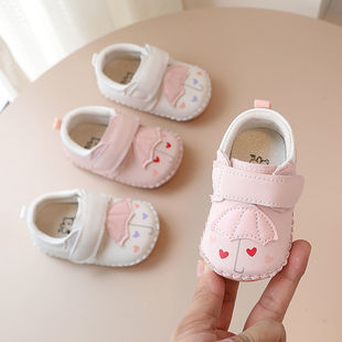 2025 Spring and Autumn Xin New Men's Baby Shoes Soft Sole Non-slip 01-3 Years Old 2 Baby Girls Cute Princess Shoes