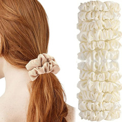 クロスボーダー風のシンプルな布製ヘアゴム、上品で万能なヘアタイ、高弾性のポニーテール用ヘアゴム、ふんわりヘアゴム