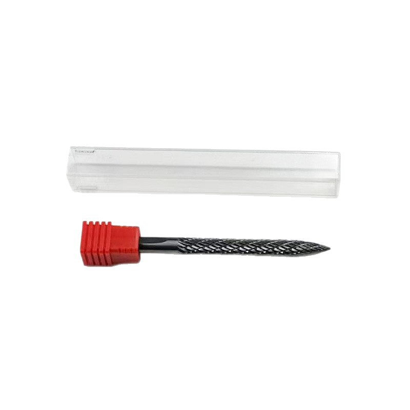 Broca de acero carbonizado para reparación de neumáticos con clavo de hongo 3/4,5/6mm Pulidora neumática Herramienta de reparación de neumáticos Cabeza de perforación de pulido