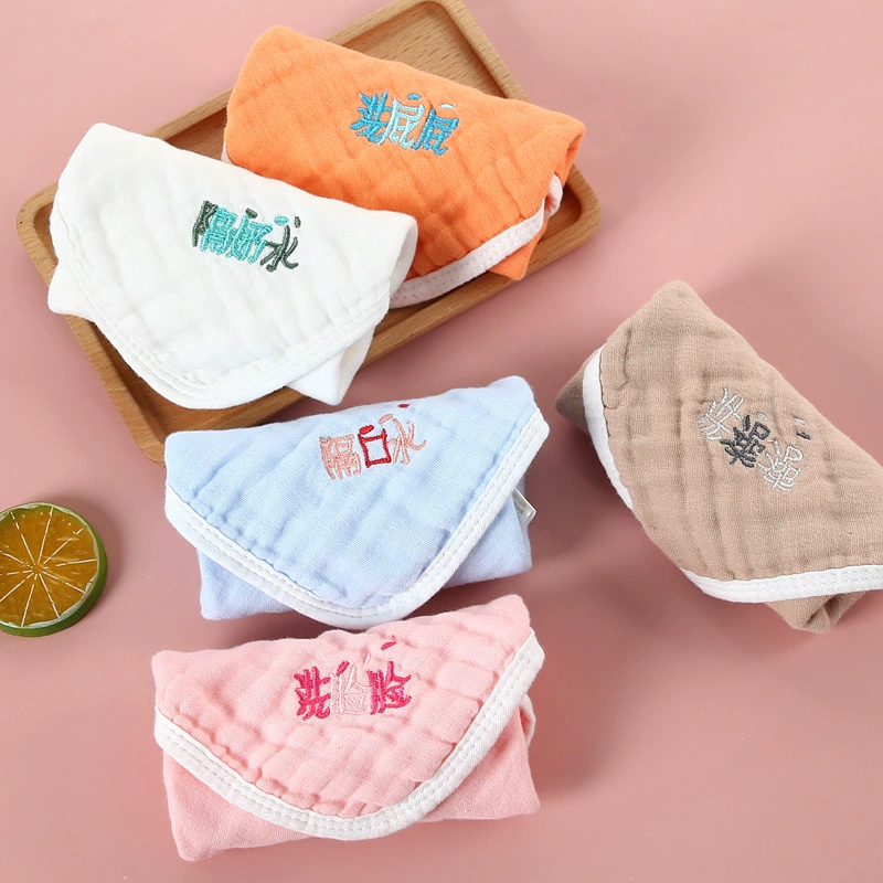 Новорожденный шестислойное полотенце для слюны, детское полотенце, мальчик, мыть платок, тигр, квадратное полотенце, товары для матери и ребенка
