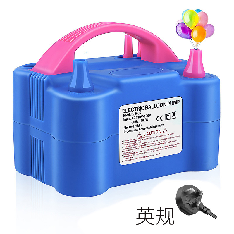 Bomba de bolas eléctrica Bomba de aire 73005 Máquina de soplado de globos Máquina de bolas de doble orificio 600W Sala de bodas Herramienta de soplado de globos