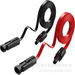 MC4 Flat Solar Cable Connector 30A Balcony PV Solar Extension Cable MC4 male and female connector