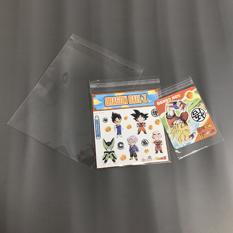 En stock venta al por mayor bolsa de OPP camisa de ropa bolsa de embalaje bolsa de plástico transparente Ziplock impresión adhesiva bolsa autoadhesiva