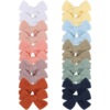 Cloth, children's hairgrip with bow, hair accessory, European style, wholesale, Amazon