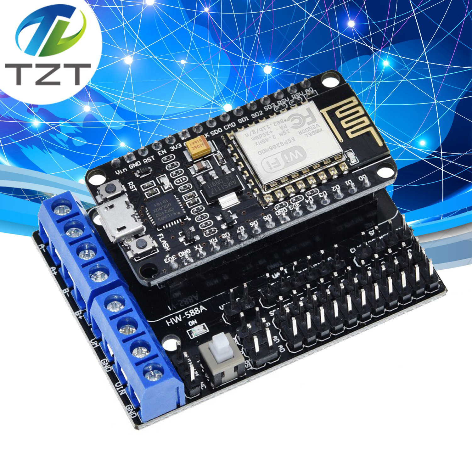 wifi物联网 ESP8266开发板 V3 ESP-12N F NodeMcu Lua CP2102