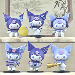 楽器メロディーフィギュアブラインドボックスシナモンドッグクロメクレーンゲームガシャポン人形漫画装飾品卸売ドロップシッピング
