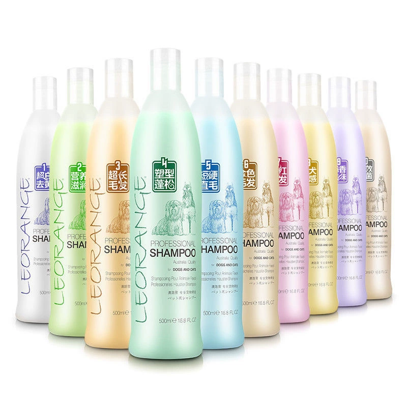 Aoluxue Шампунь для собак Гель для душа для домашних животных Коричнево-красные волосы Тедди Золотистый ретривер Красный пудель Гель для ванны 500 мл