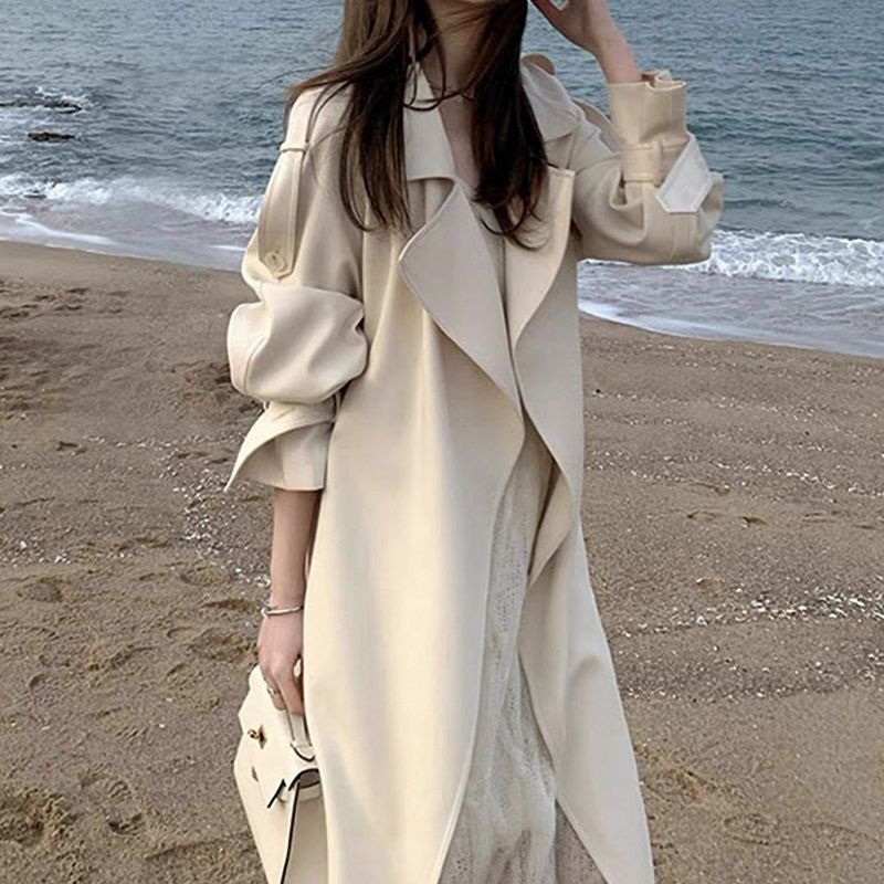 New Chinese-style Tench Women, Autumn 2025, New Koean Chic Style, Mid-length Fo Petite Figues, Popula Coat This_ecoleips.com