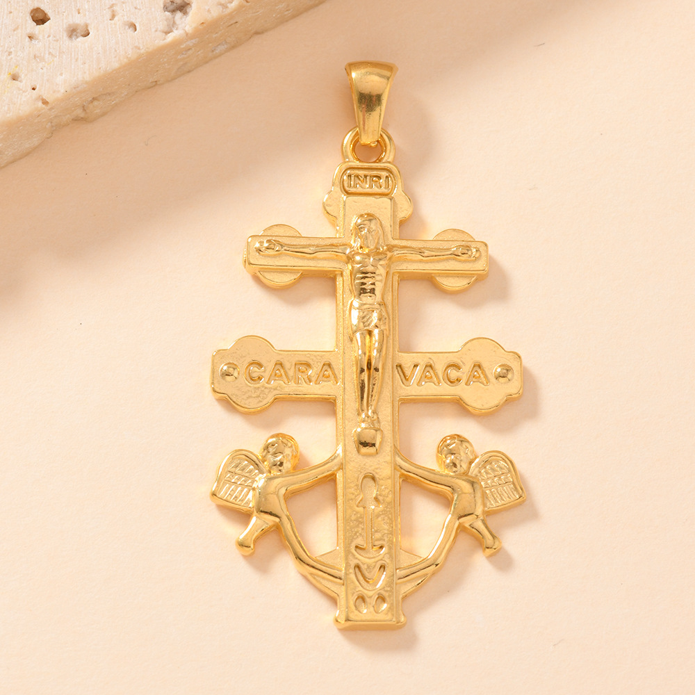 5g Weight Pendant Jewelry Making Type 40*26mm Jewelry Making Size Jewelry Accessories Classification 1 Piece Quantity 304 Stainless Steel Material Cross, Vocabulary Words/Name Pattern All Seasons Season Polished Finish Retro, Simple Style, Classic Style Style 1 Piece 40*26mm 304 Stainless Steel Cross Vocabulary Words/Name Polished Pendant Jewelry Accessories 3