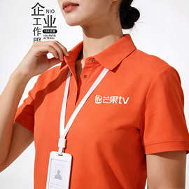 t恤定制短袖工作服夏季凉感男装印绣logo公司团体4s店Polo衫工装