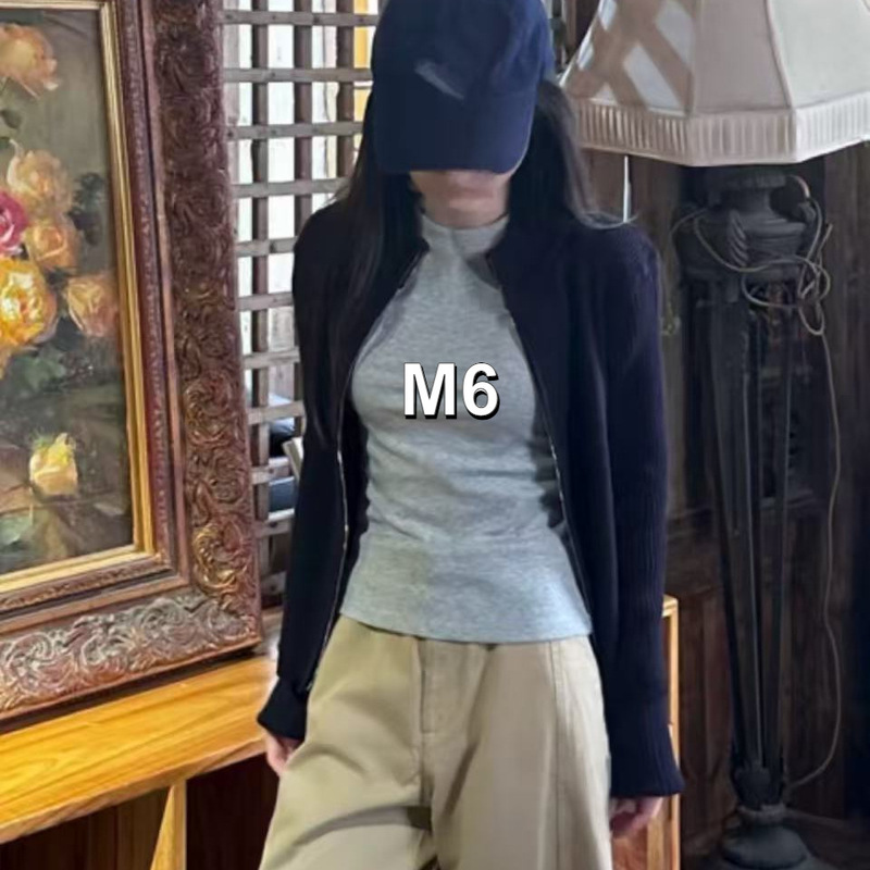 Correct version of sweater cardigan, zip-up jacket, knitwear, solid color, casual, loose fit, versatile, thick, long-sleeved, suitable for layering
