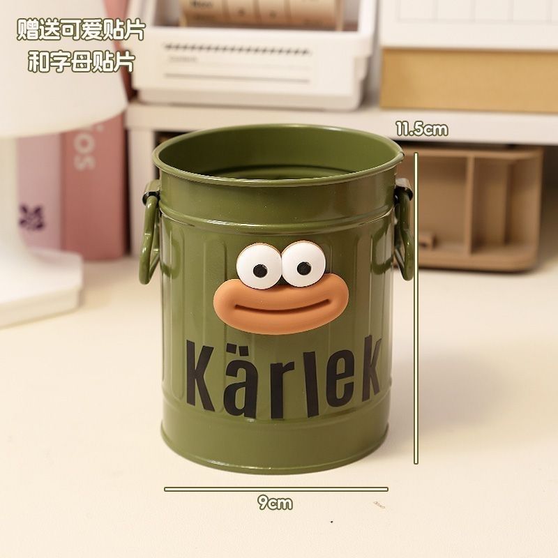 카키 카레 소시지 입 편지 스티커