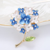 Sophisticated universal brooch, high-end clothing, accessory, Korean style, flowered, bright catchy style, wholesale