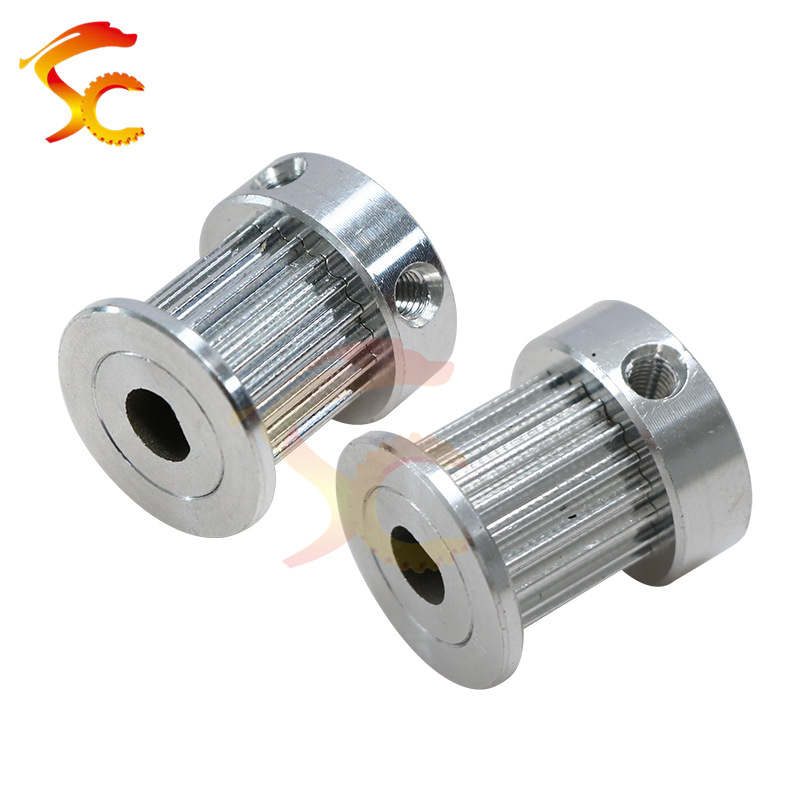 高精度齿轮传动同步轮 2GT25齿 内孔8 齿面14  D形孔 总高22.5mm