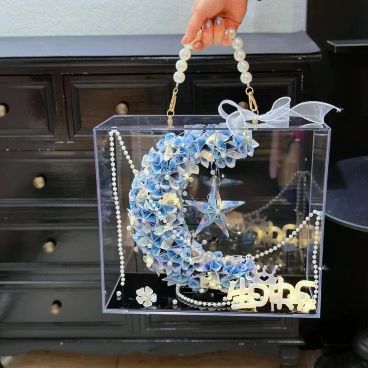 (신상품) 문 풀소재 패키지 + 아크릴 캐리어 (소유주)