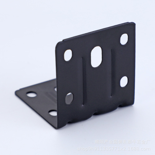 Bathroom stainless steel black and white paint corner code cabinet bathroom furniture fixed accessories 90 degree right angle iron laminate bracket