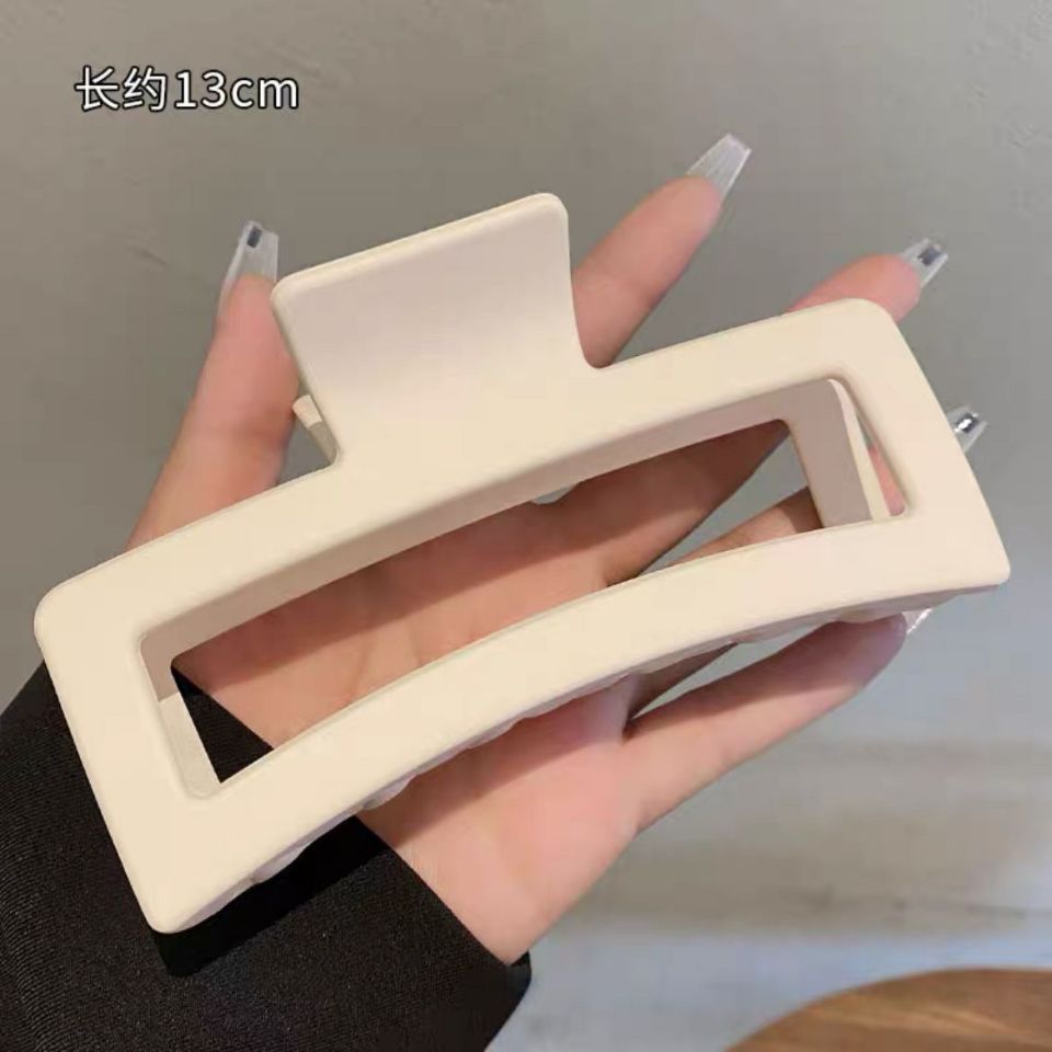 Clip de tiburón grande, clip de agarre para el cabello de placa de sensación de alta calidad, horquilla de temperamento, nuevo estilo, horquilla de gran volumen, tocado de primavera y verano, mujer