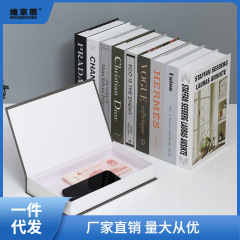 偽の本の装飾品、開けられる本箱の装飾品、書斎の本棚の小道具、本箱のモデル、創造的なアンジン