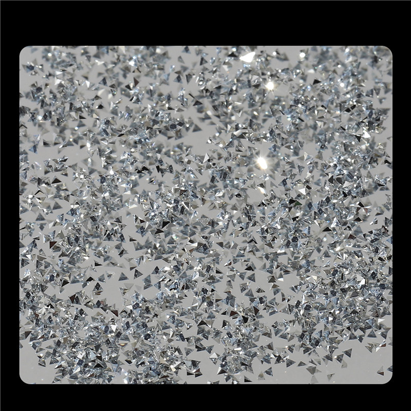 Especial transfronterizo para el flash de uñas roto Polvo reflectante de diamante resalte polvo de salto de disco de micro diamante Polvo de diamante de cristal de brillo de uñas