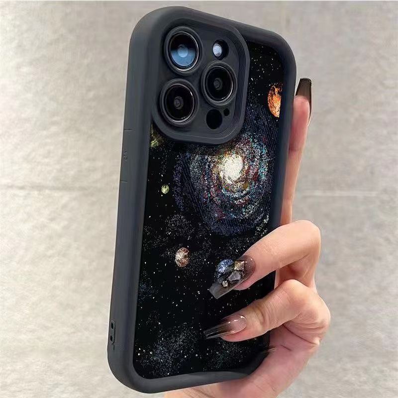 Funda para teléfono iphone16pro para cielo estrellado europeo y americano Apple 15 anti-caída 14 personalidad 13promax nuevo 12x