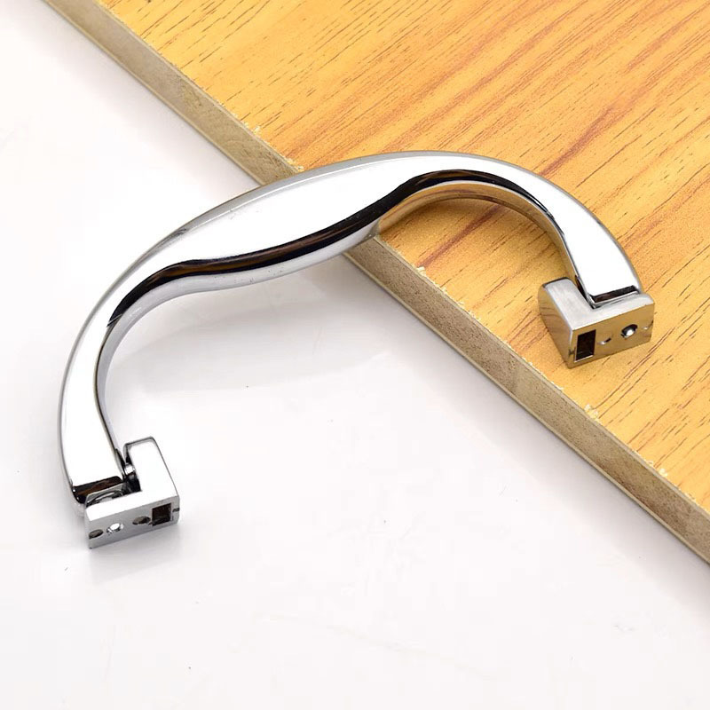 Caja de herramientas de suministro directo, bolsa de maquillaje, caja de medicina, mango de plástico chapado, mango plateado, puerto 92 * 42mm