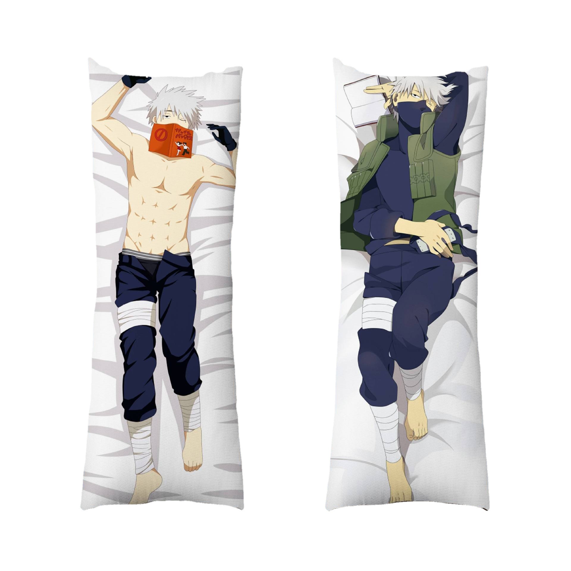 Housse de Coussin Corporel Naruto - Coussin en Peluche Kakashi