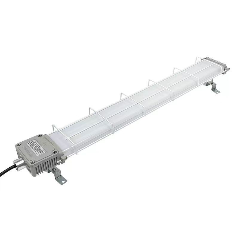 LED防爆灯倉庫工場長条灯1.2メートル三防スタンド灯T8単二重管工場防水蛍光灯|undefined