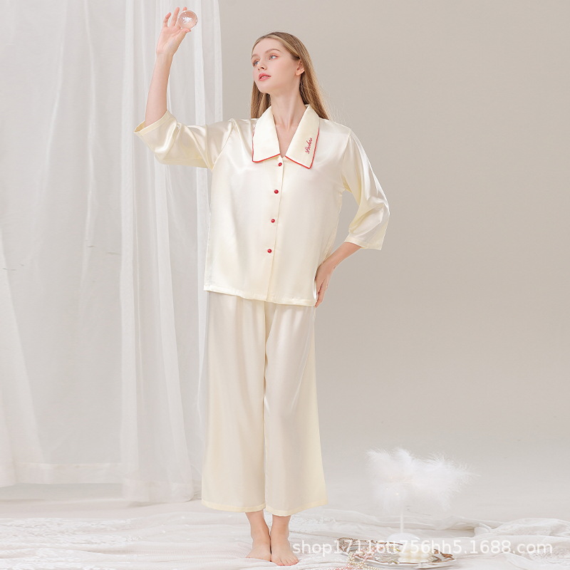 Q8811 밝은 노란색 8부소매(+머리끈 무료)