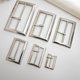 New Metal Japanese Buckle Square Waist Adjusting Buckle Alloy Belt Buckle Three Pin Buckle Metal Hardware Accessories