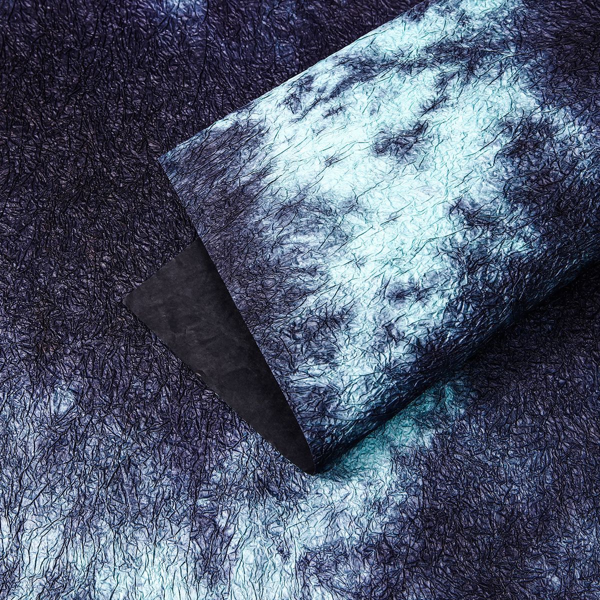 Papel de piedra hecho a mano, material de embalaje de flores, papel de textura, papel de textura de pliegue de doble capa, floristería, material floral, papel de embalaje