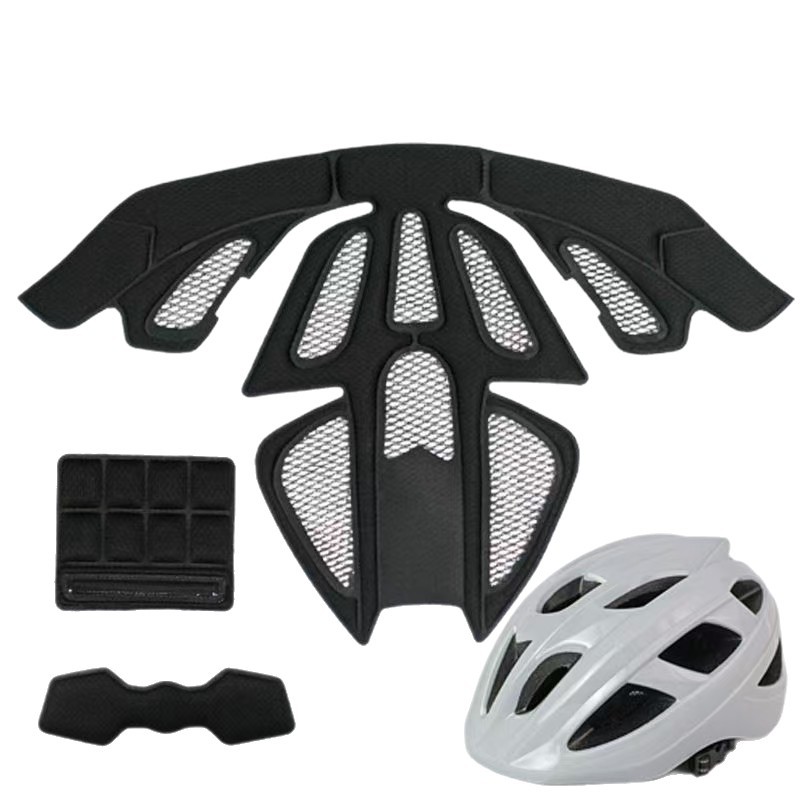 Cuatro estaciones para llevar casco de conducción de verano almohadilla de esponja protector solar absorción de sudor desmontable algodón saludable general