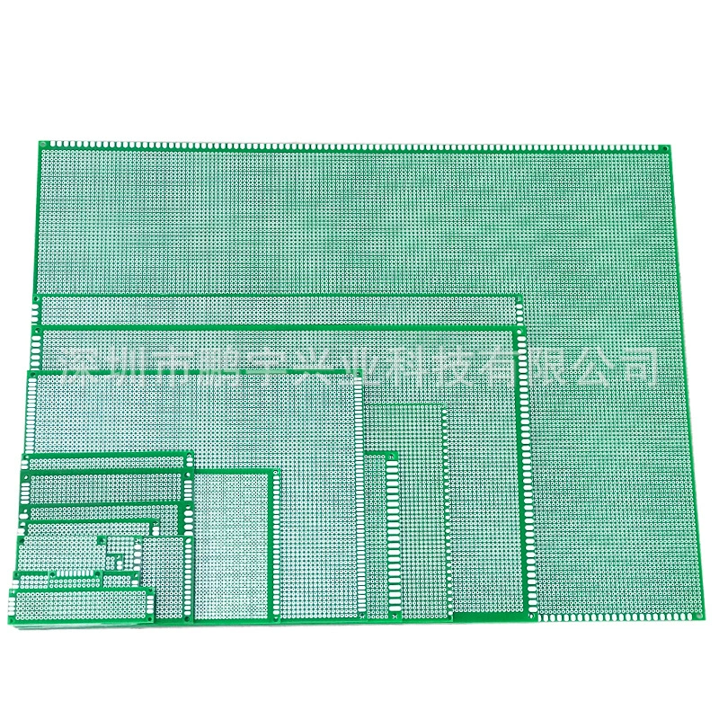 Плата универсальная PCB Bolf Fiber Student Welding Experiment Board 9*15*20*30*40 односторонняя зелёная масло-синяя(?) спрей отверстия плата