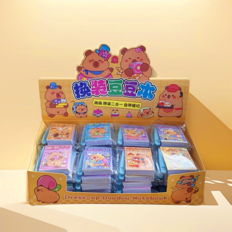 人気の売れ筋ラブブ ラブブ ドレスアップ ビーンブック クリエイティブ DIY ペイント ドレスアップ ツーインワン ポケット バッチ|undefined