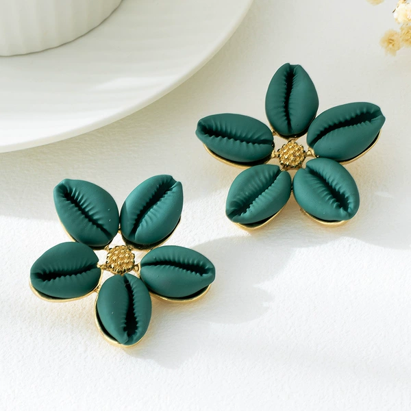 E5970-Green Shell Flower