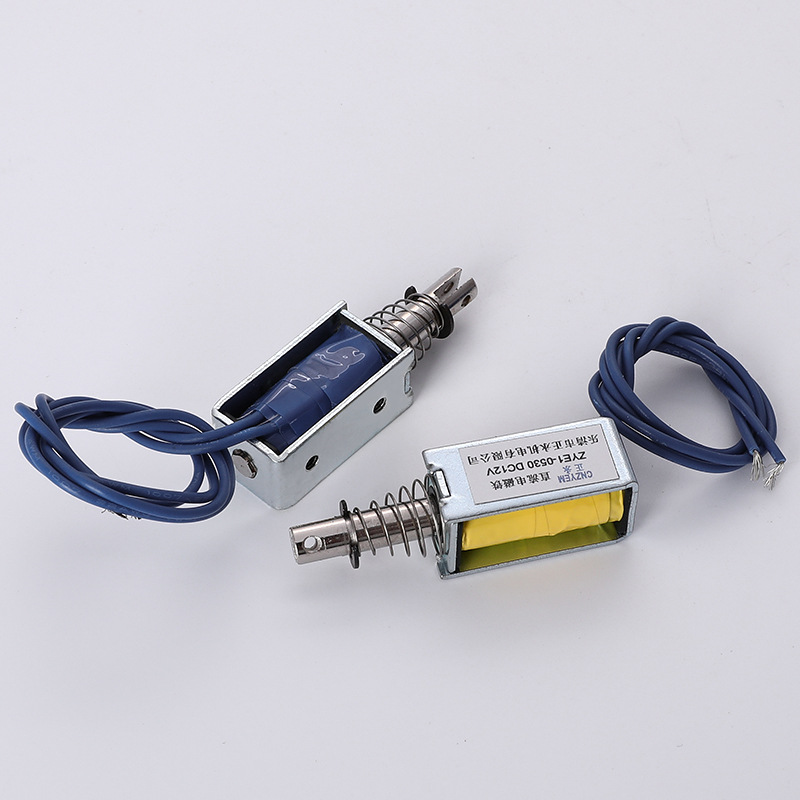 供应微型框架直流电磁铁ZYE1-0530 DC6V 12V 24V 拉动式电磁铁