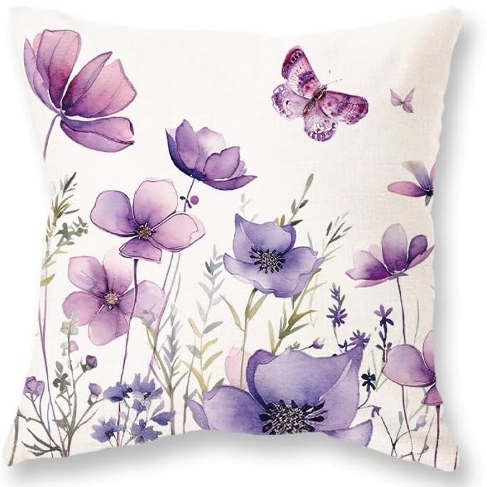 2023 transfronterizos flores de verano almohada de abrazo Amazon lino letras impresión cojín de dormitorio