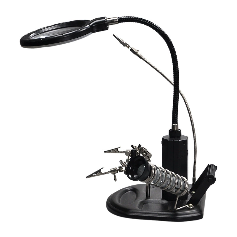 Светодиодная лампа лупа ремонт лампа электронного оборудования Мобильный телефон материнская плата ремонт вспомогательный инструментальный зажим аппаратный инструмент оптом