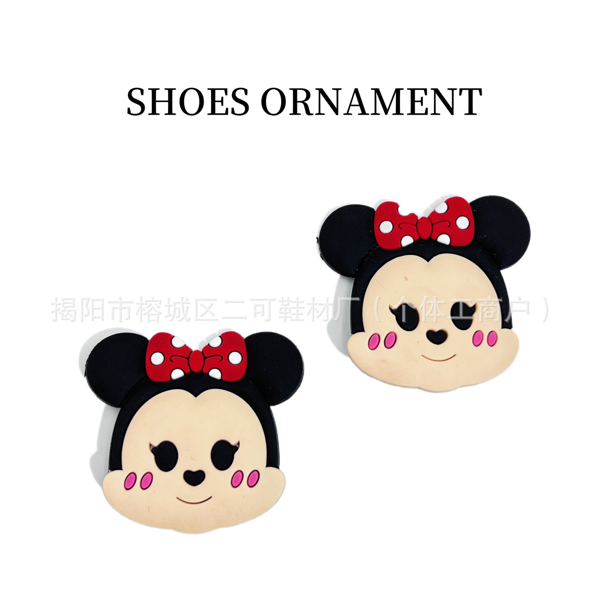 INS primavera nuevo ballet de perla punto de onda arco agujero agujero zapatos de ballet hebilla coreana diy accesorios desmontables