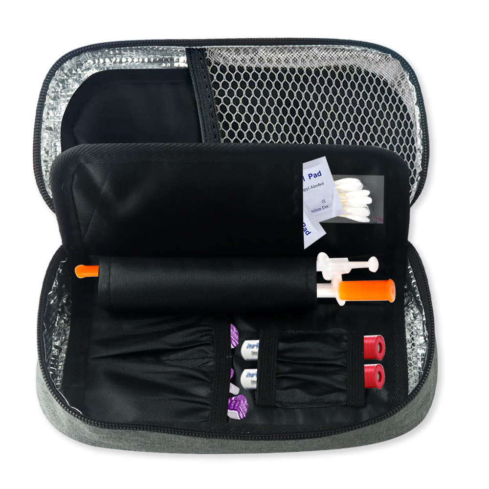 Insulin cooler travel suitcase Insulin care storage bag