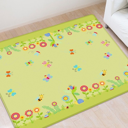 Huaying foldable baby crawling mat thickened baby living room home crawling mat children's foam floor mat with edges