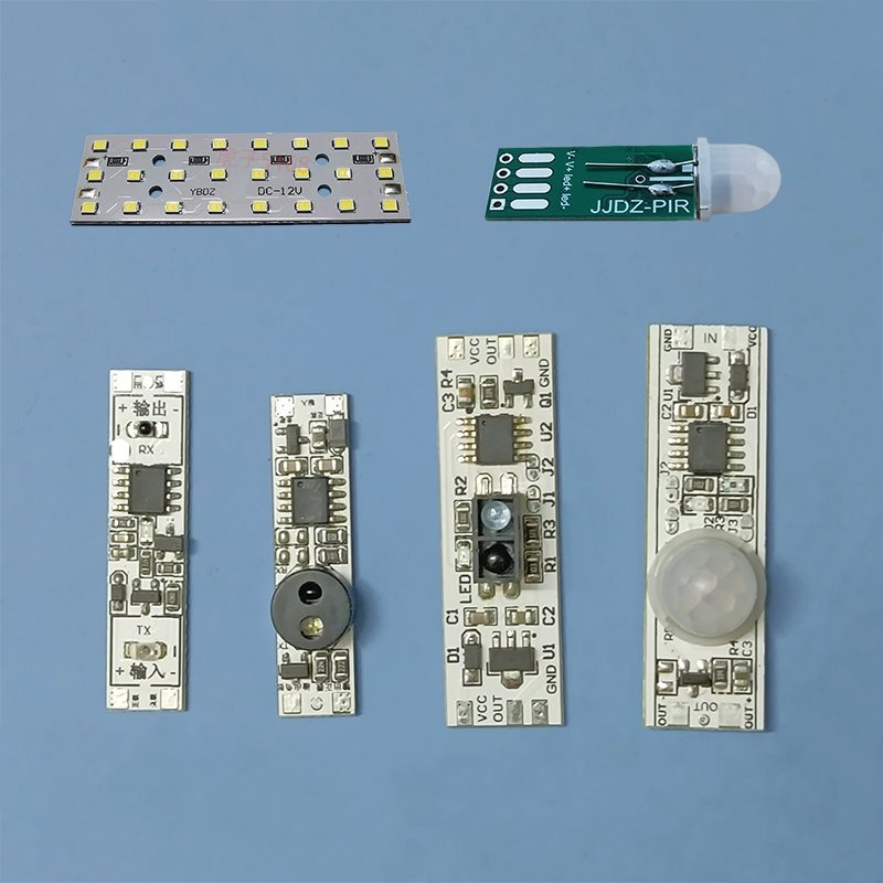 DC5~24V渐亮渐灭调光LED灯手扫/门控/人体移动感应开关模块PCB板