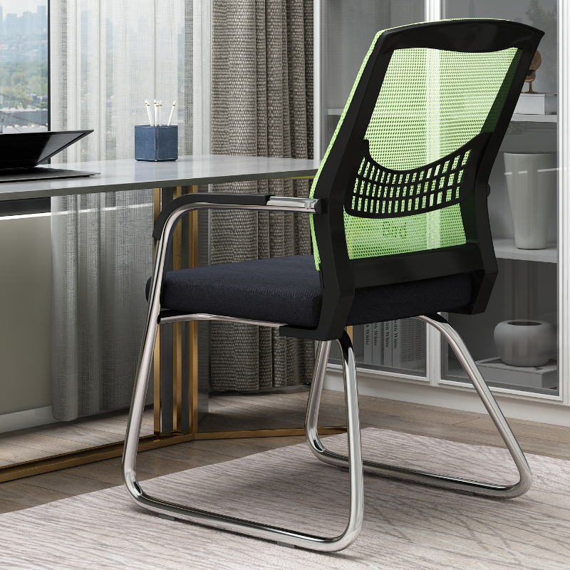 Upgraded and reinforced waist protector fluorescent green 1707 / Steel feet-fixed armrests