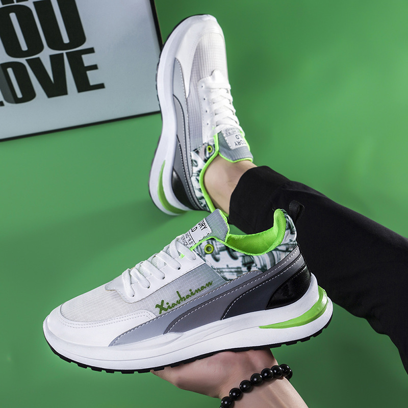 Zapatos para hombre al por mayor para exportación, zapatos deportivos de suela blanda modernos y a la moda, zapatos casuales para correr para hombre, ligeros, transpirables y modernos para exteriores