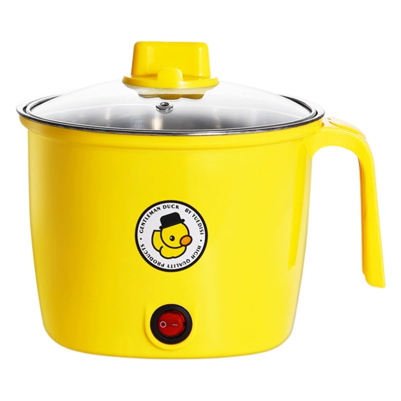 Популярная многофункциональная мини-электрическая кастрюля для общежития с низким энергопотреблением для 1-2 человек, универсальная электрическая кастрюля «все в одном», подарок для мероприятий