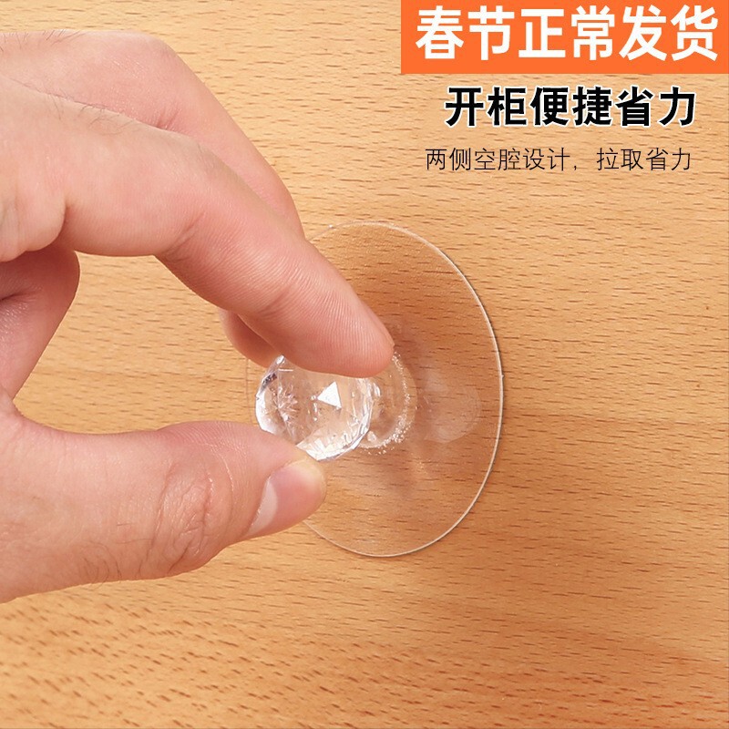 Round No-Drill Suction Cup Adhesive Handle for Wardrobe, Self-Adhesive Sliding Door, Cabinet Drawer, Wardrobe, Glass Window, Door Round No-Drill Suction Cup Adhesive Handle for Wardrobe, Self-Adhesive Sliding Door, Cabinet Drawer, Wardrobe, Glass Window, Door