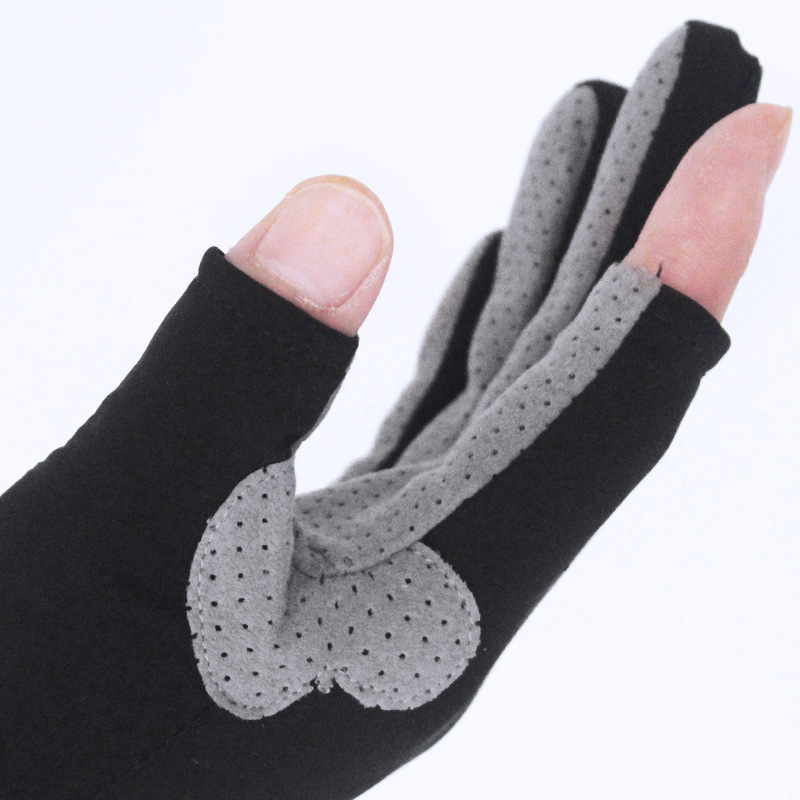 Guantes deportivos absorción de humedad y que absorbe el sudor transpirable resistente al sol pantalla táctil superconductora al aire libre ciclismo hielo Frisbee guantes